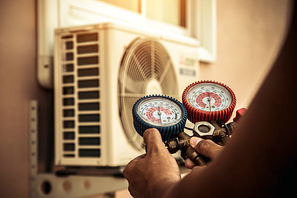 Professional Hvac Installation technician working in Lambertville, MI